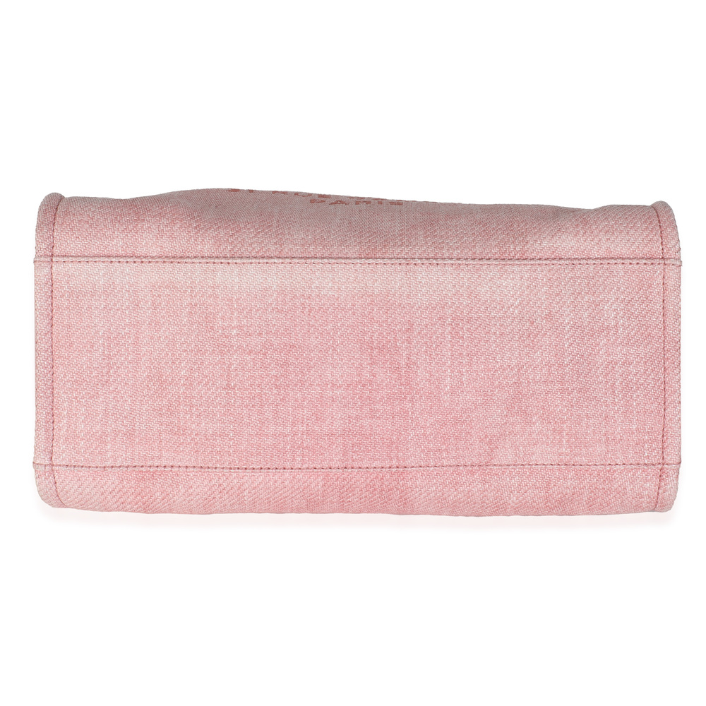 Chanel Pink Mixed Fibers Medium Deauville Tote - Picture 5 of 8